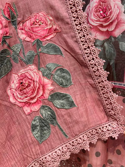 Zarelle Aaina Loom Chanderi Suit