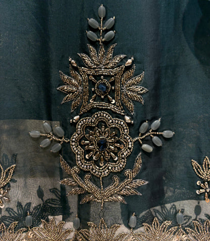 Zarqash Organza Suit