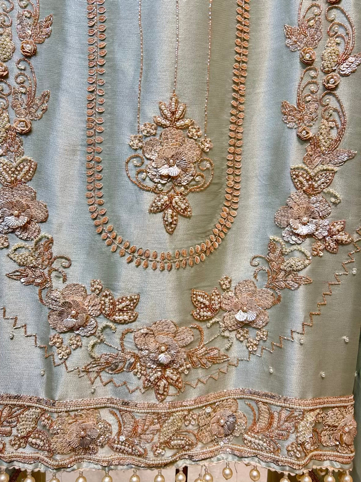 Ruhzara Lace Grace Suit (Pista Green)