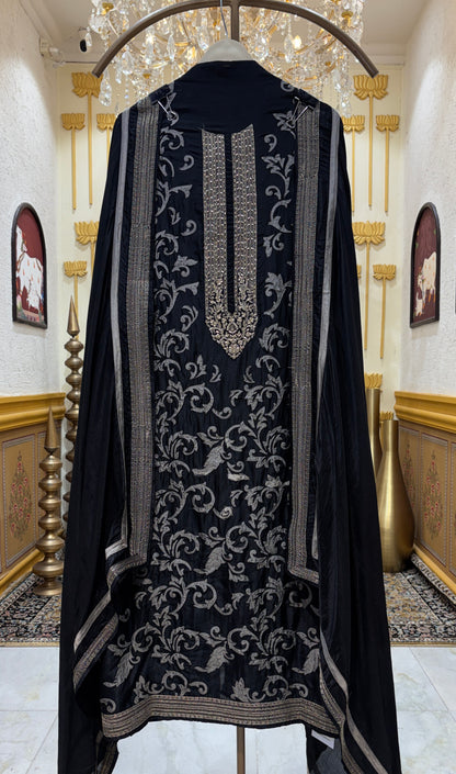 Aabshara Satin Silk Suit