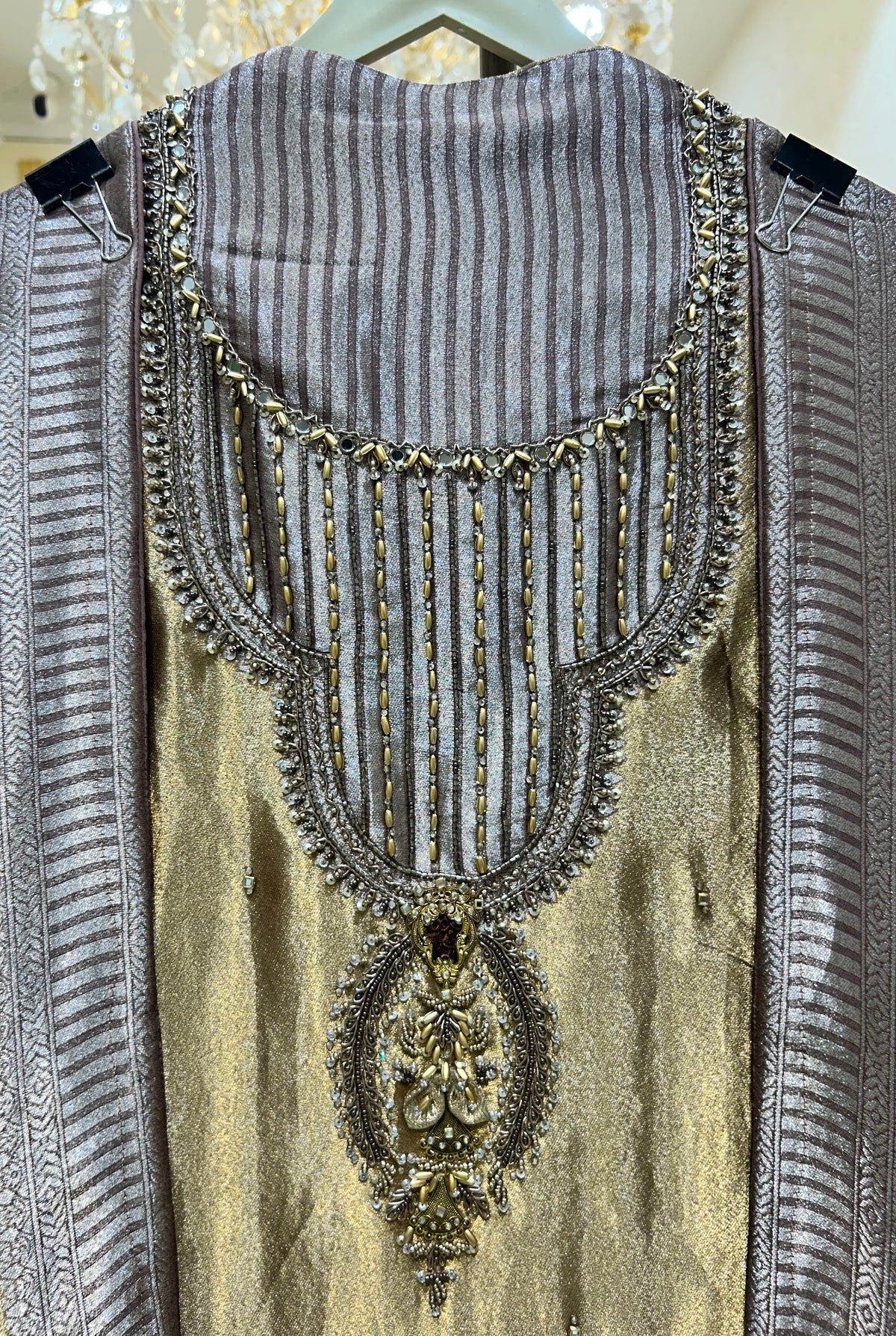 Chandzari Organza Suit