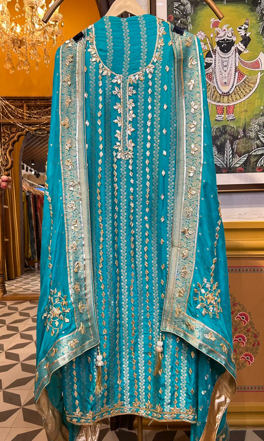 Gota-e-Zar (Turquoise)