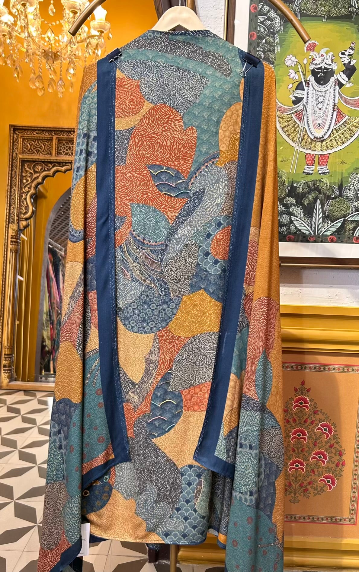 Mahroza Pashmina Suit (Blue)