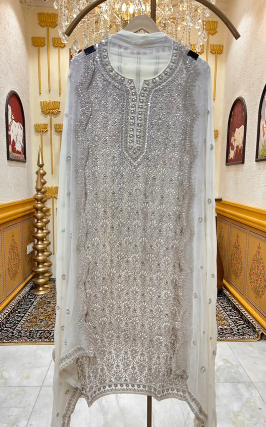 Elara Sequin Royale Suit (Ivory)