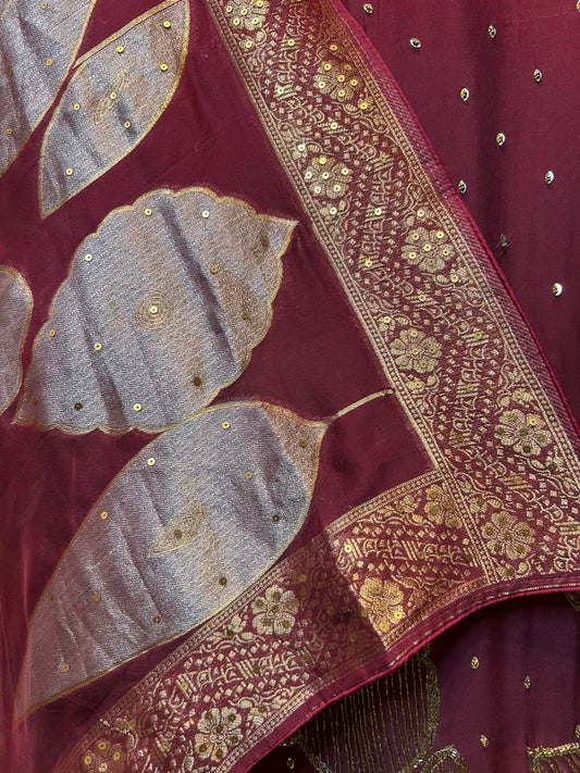 Zarqara Organza Suit