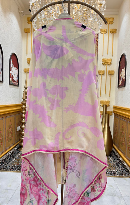 Iraaya Cotton Veil Suit (Yellow)