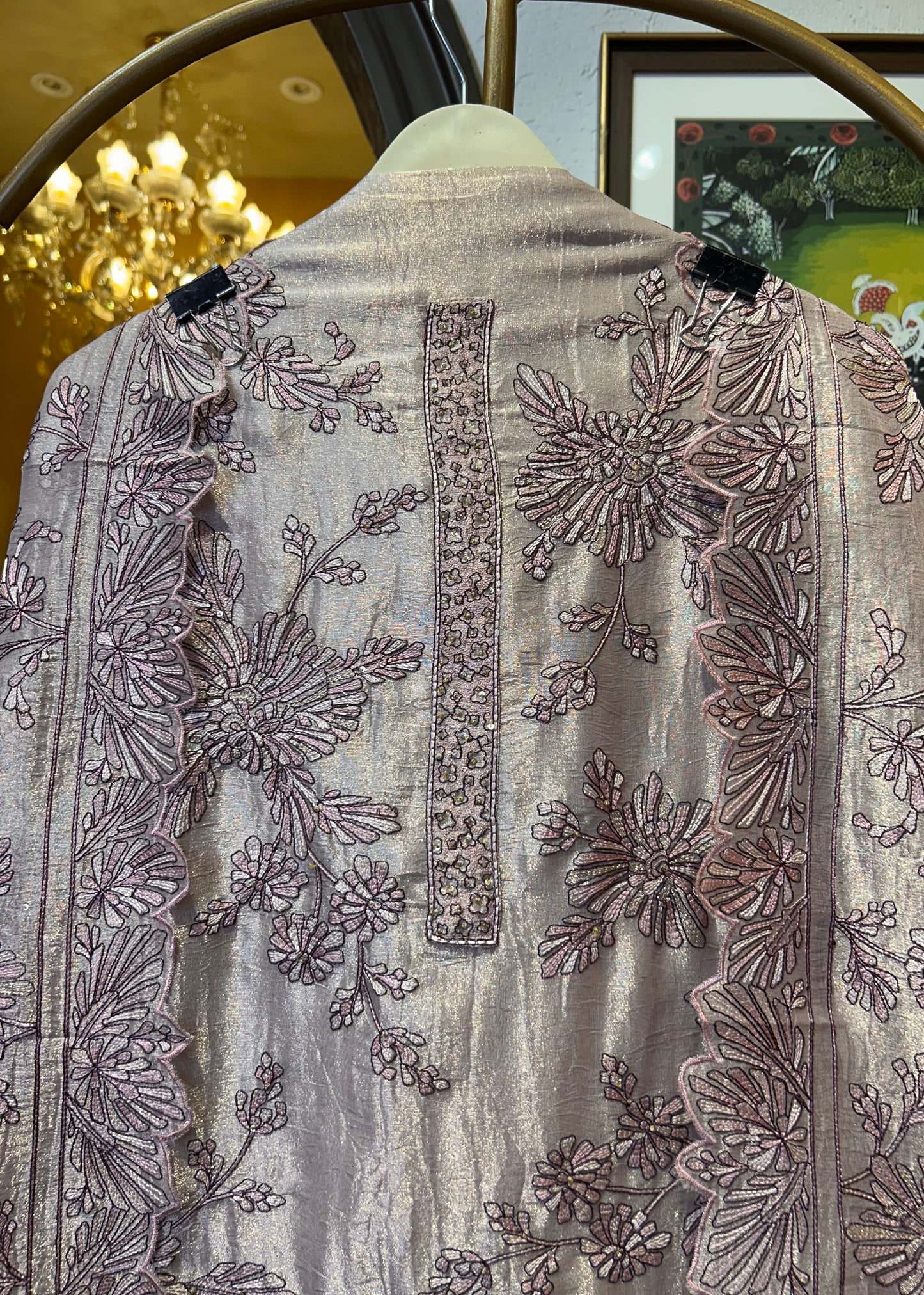 Luméra Threadé Tissue Organza Suit