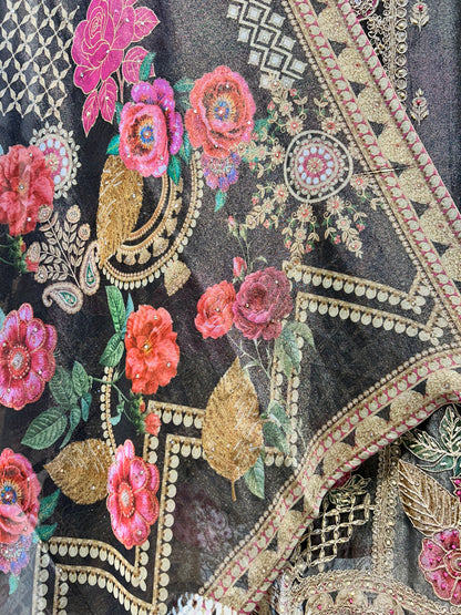 Elaira Printed Suit