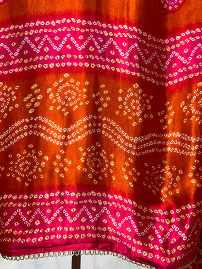 Rangmahi Gaji Bandhani Suit