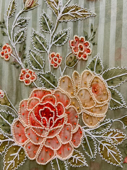 Aamira Dori Moti Organza Suit