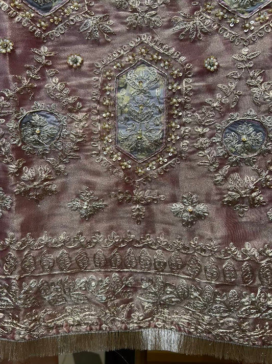 Saanjh Ruhani Suit (Wine)