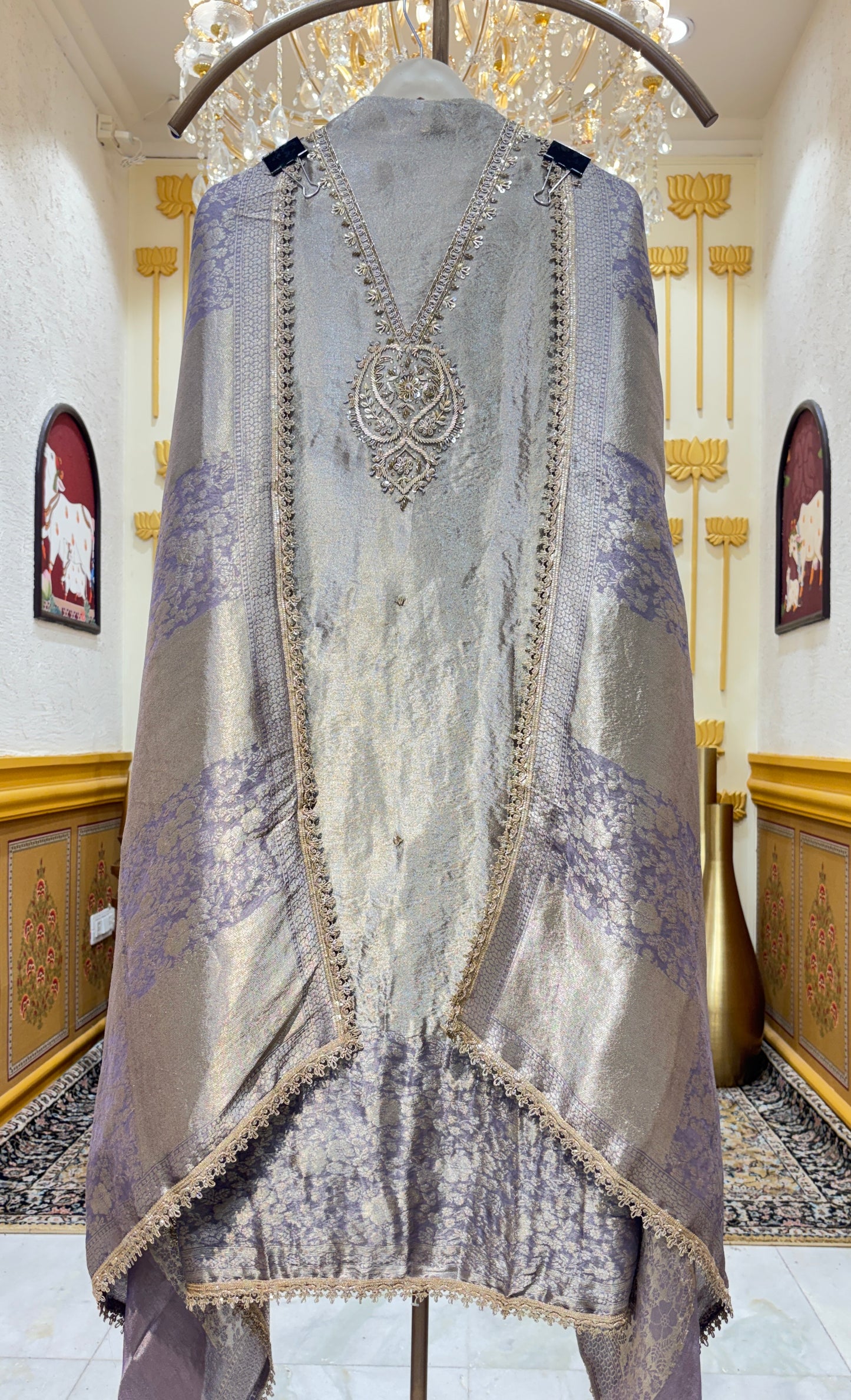 Vyantara Silk Organza Suit