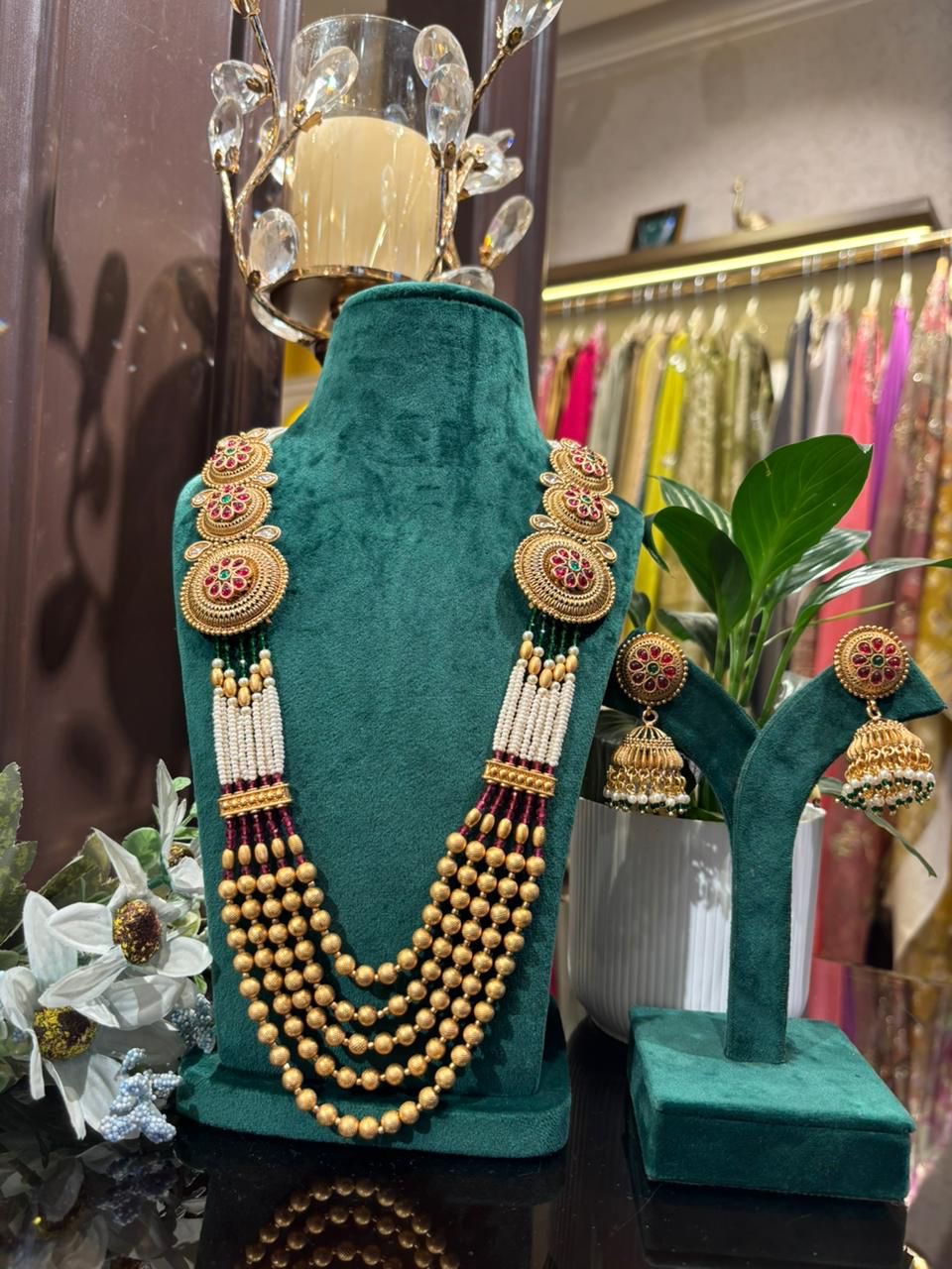 Rajwika Jhumar Haar Set
