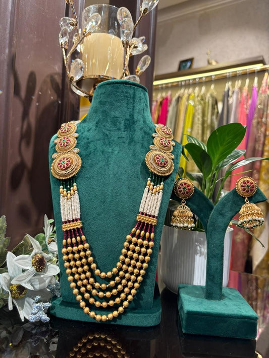 Rajwika Jhumar Haar Set