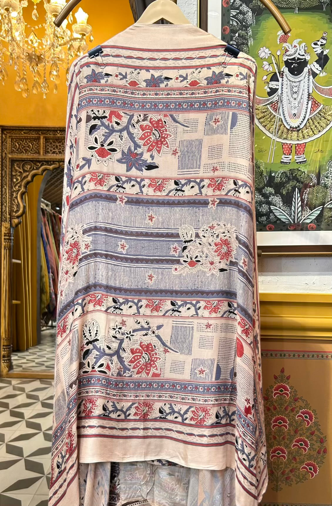 Pashmira Digital Suit (Ivory)