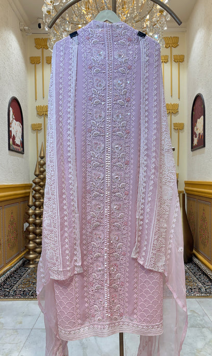 Ruhnaz Handcrafted Georgette Suit