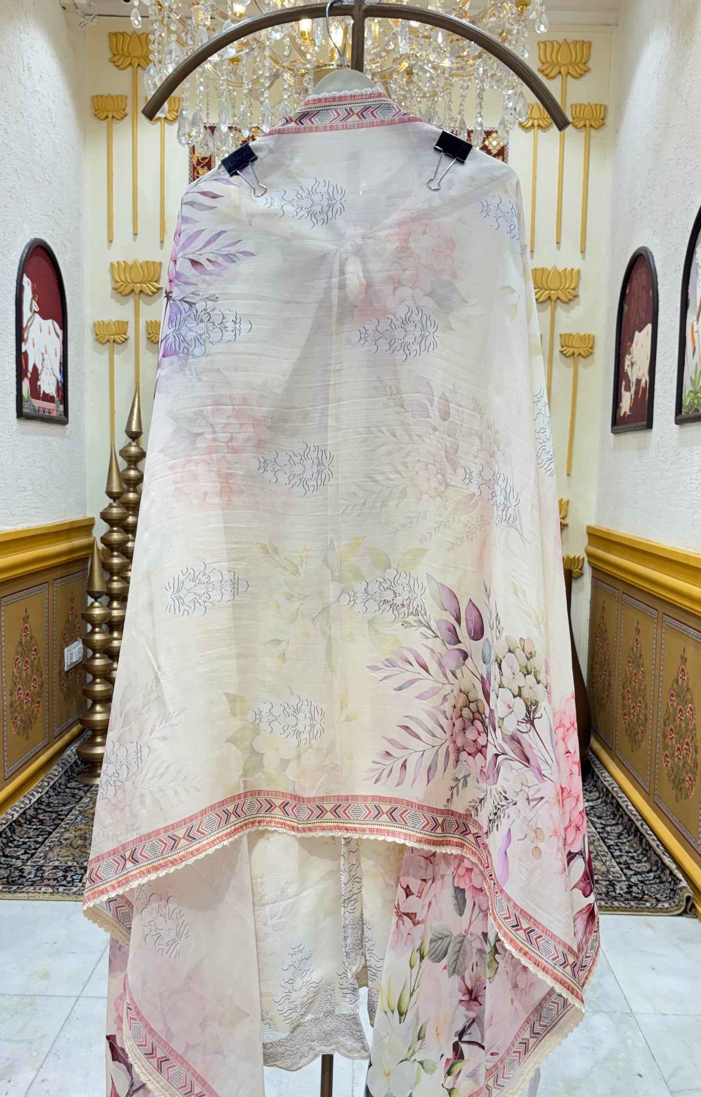 Aabroo Bloom Printed Suit