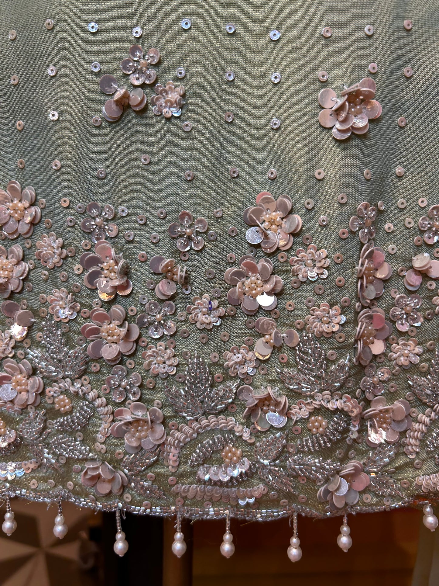 Ishvani Organza Suit (Green)