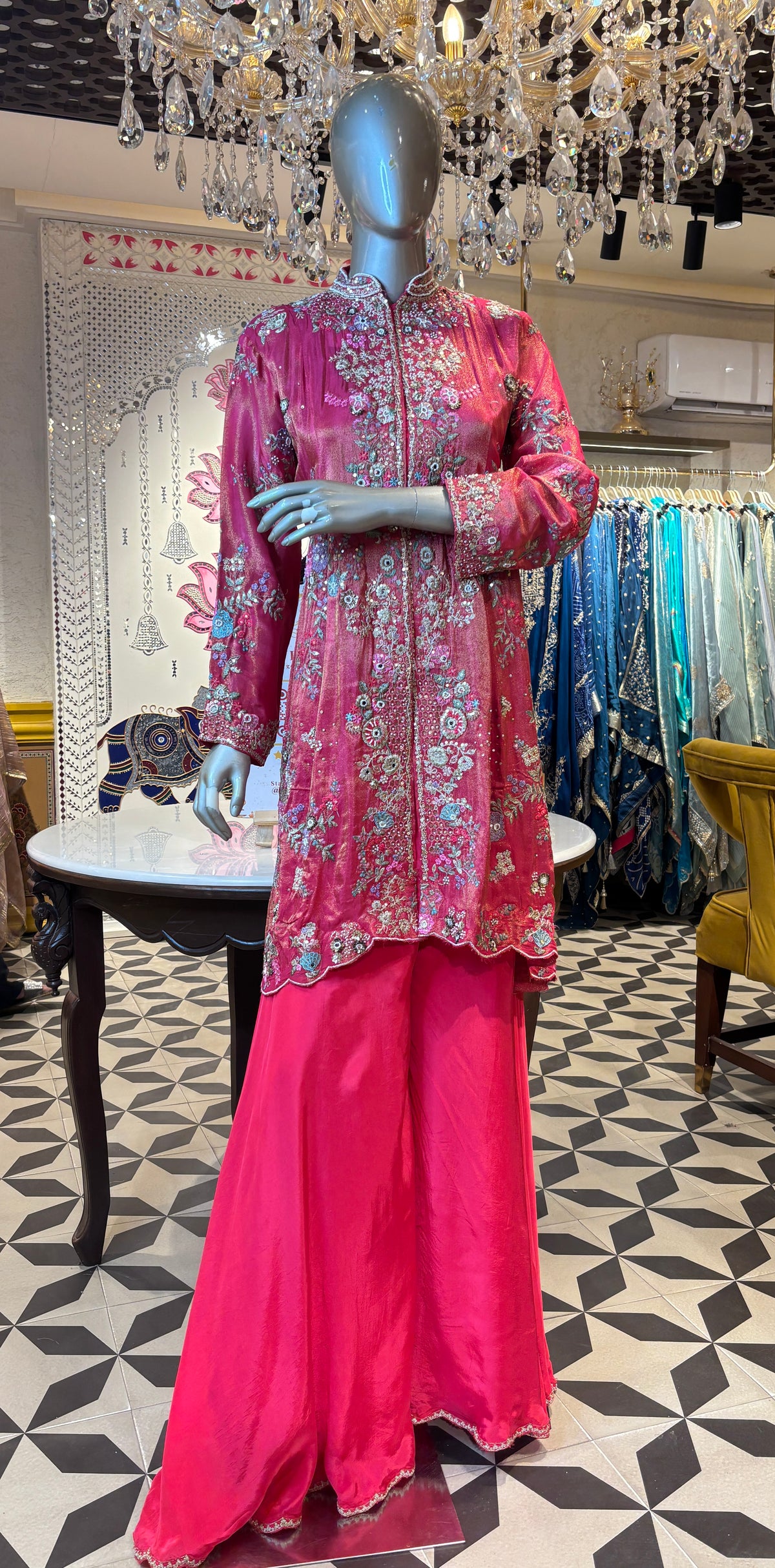 Sorevya Indo-Western Sharara Set