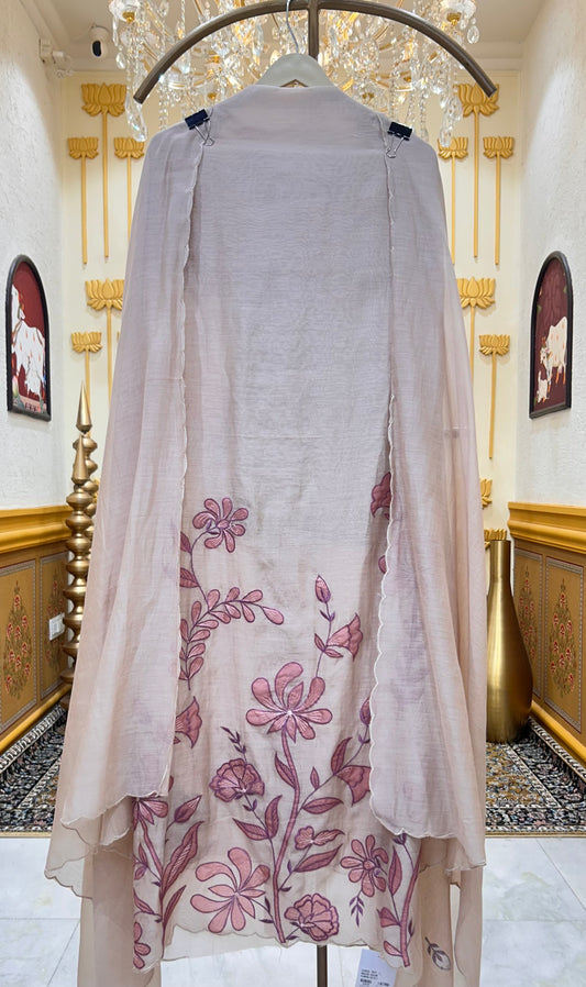 Saanvi Appliqué Grace Suit (Mouse)