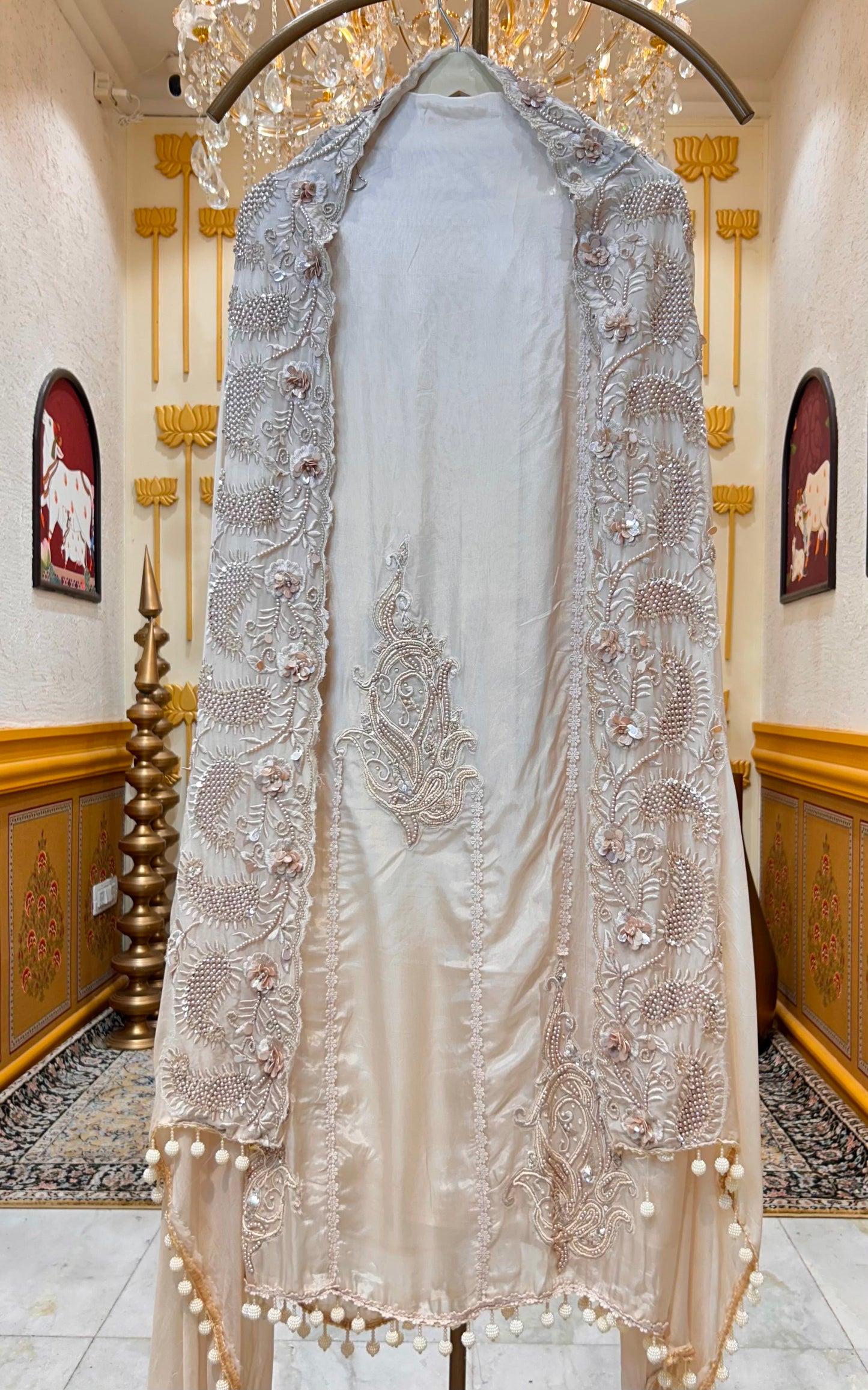 Aarini Handcrafted Organza Suit