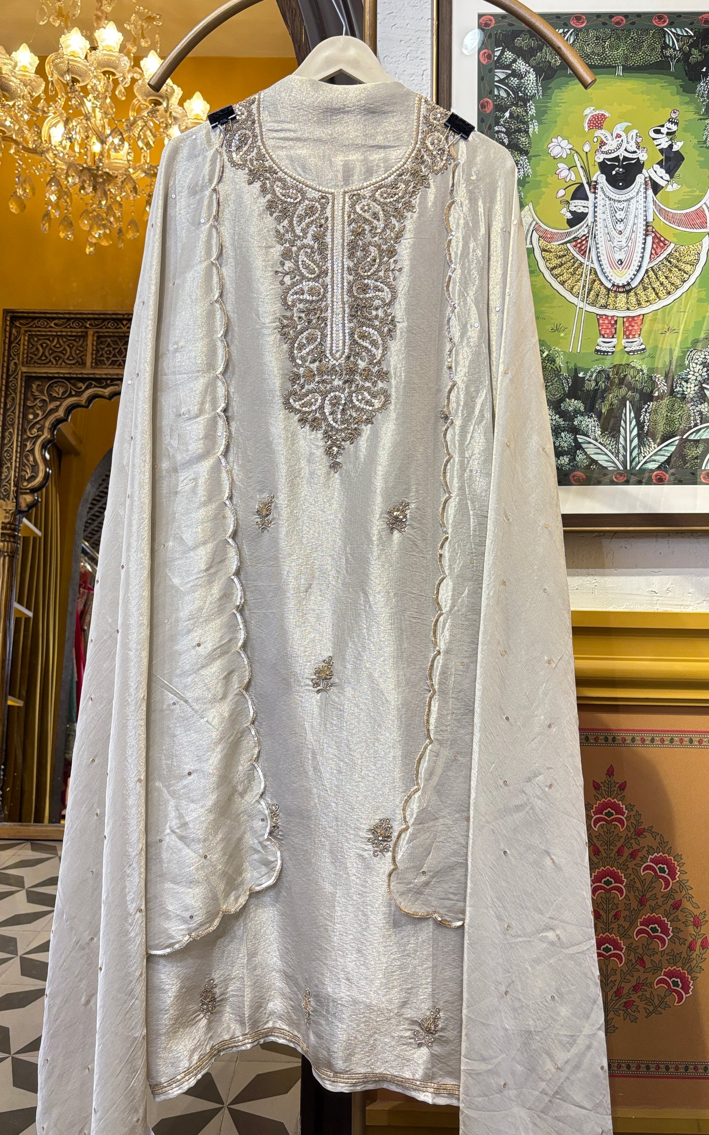 Éclaire Lumière Shimmer Organza Suit