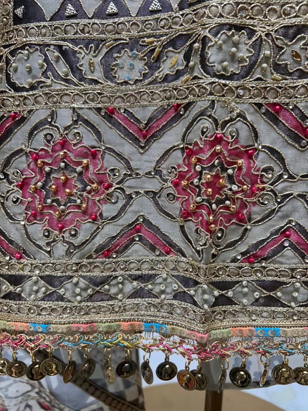 Zehryn Coin Lace Shimmer Suit