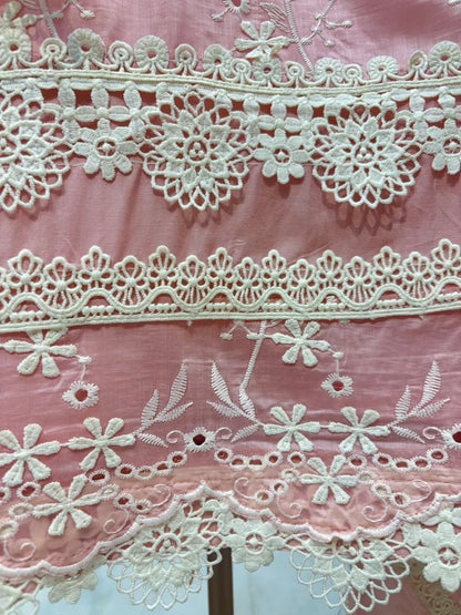 Roselle Crochet Chanderi Suit