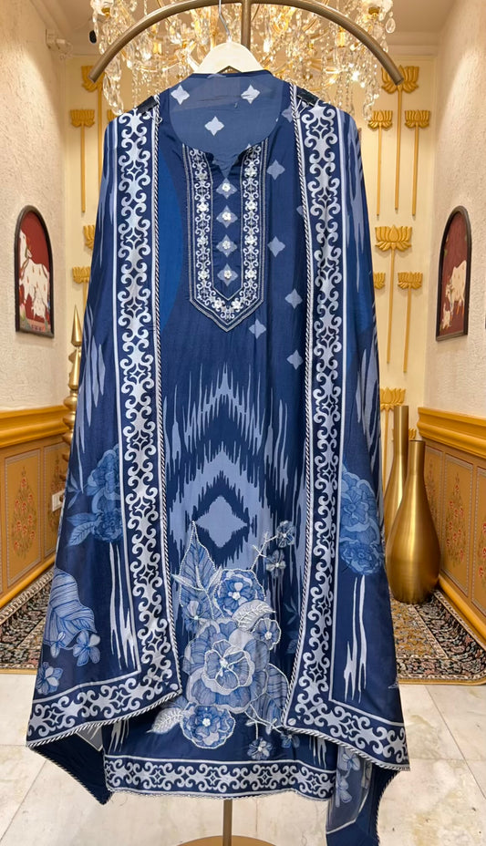 Mehruva Ghera Pearl Suit