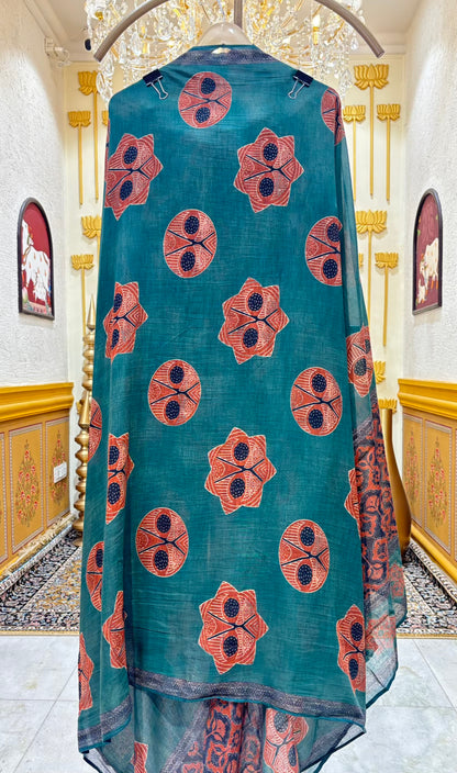 Aafreen Printed Chanderi Suit