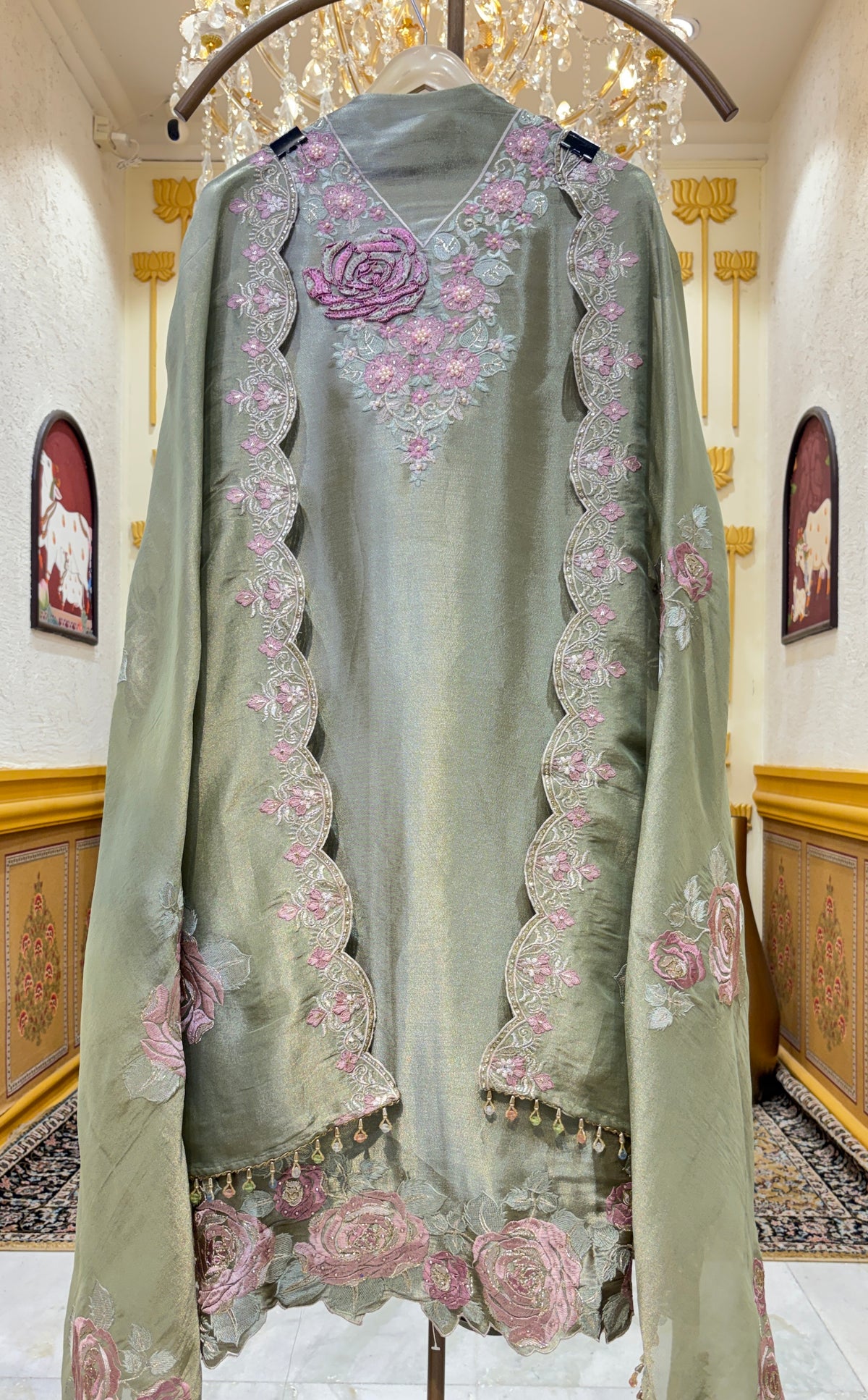 Ruhzeba Organza Suit