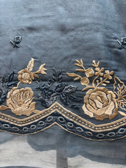Meher Thread Patch Chanderi Suit