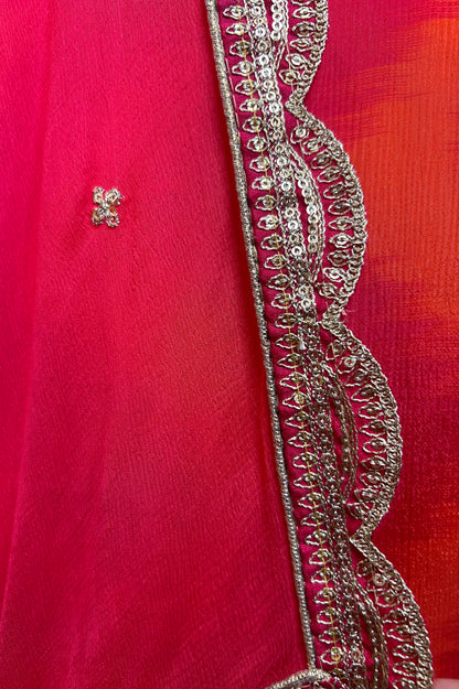 Ruhaniyaa Chinon Suit (Orange)