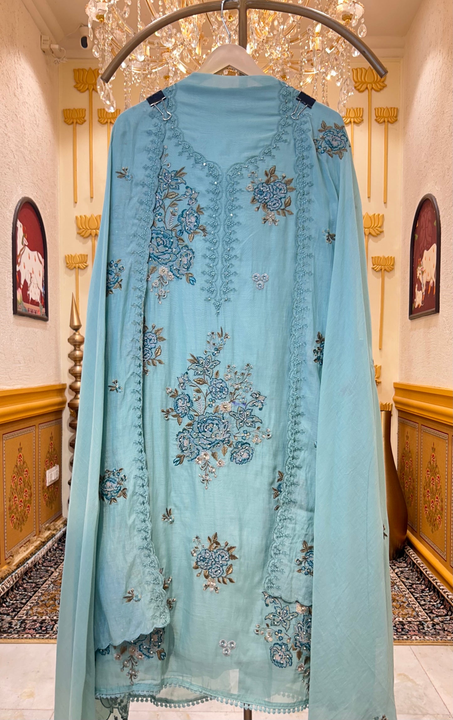 Norelle Moti Resham Mul Suit