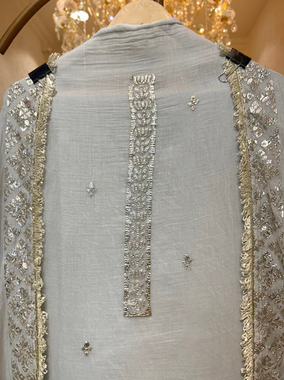 Arezya Mul Kinari Suit (Light Blue)