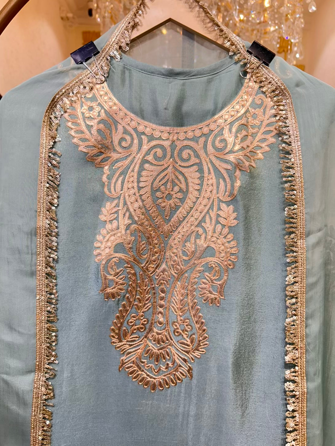 Arezya Kinari Élan Farshi Set (Blue)