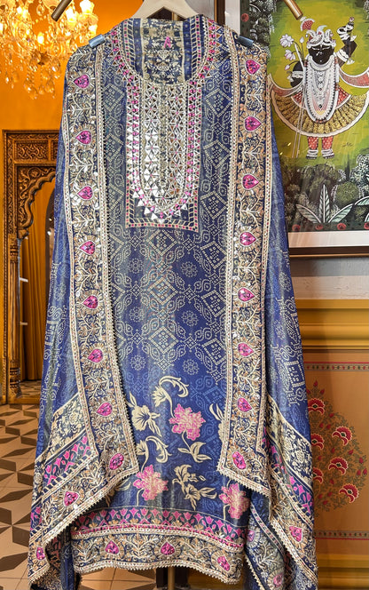 Noorima Tissue Suit (Blue)