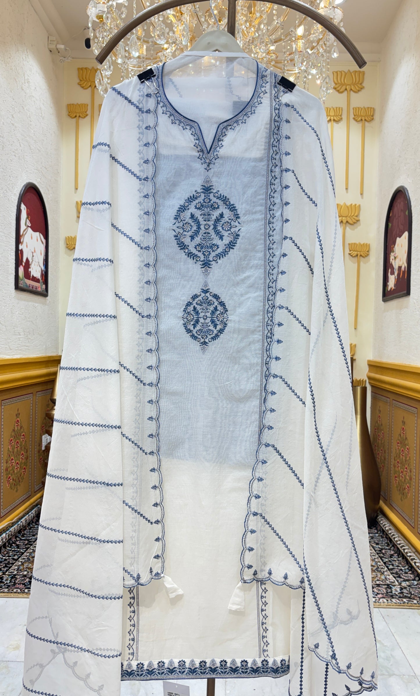 Mehraya Zari Chanderi Suit