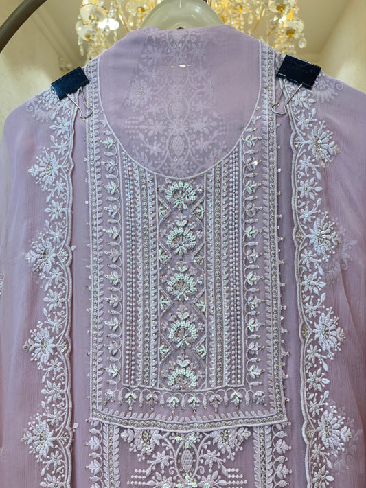 Mehrnoor Chiffon Suit