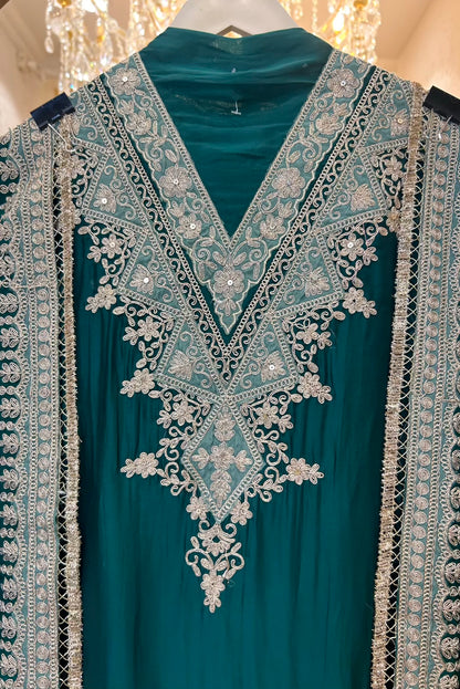 Afsara Noor Dori Suit (Green)