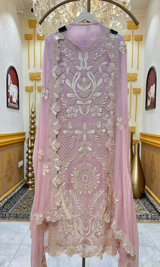 Zareeva Handcrafted Organza Suit