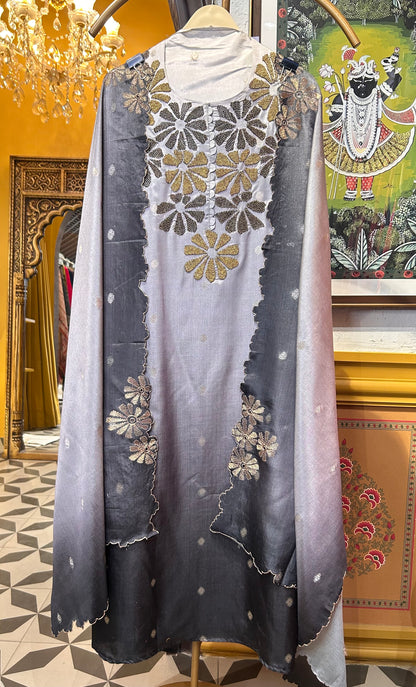 Zarfeen Silk Suit