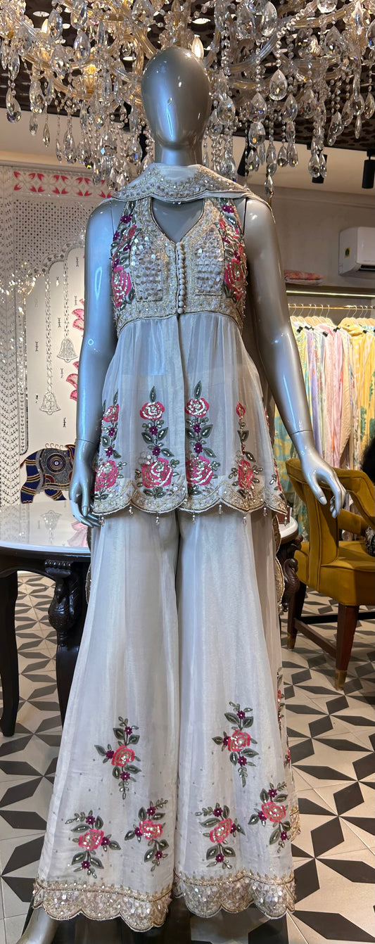 Zarina Noor Sharara Set