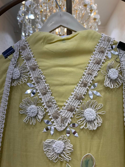 Eshra Handpaint Mirror Mul Suit