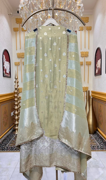 Riyara Gota Noor Suit (Green)