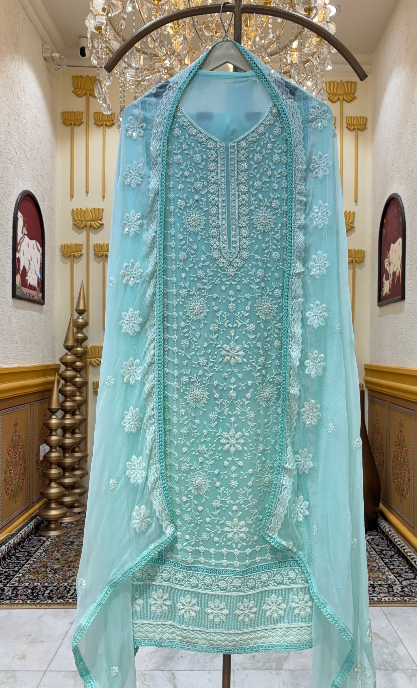 Aabroo Cutdana Georgette Suit