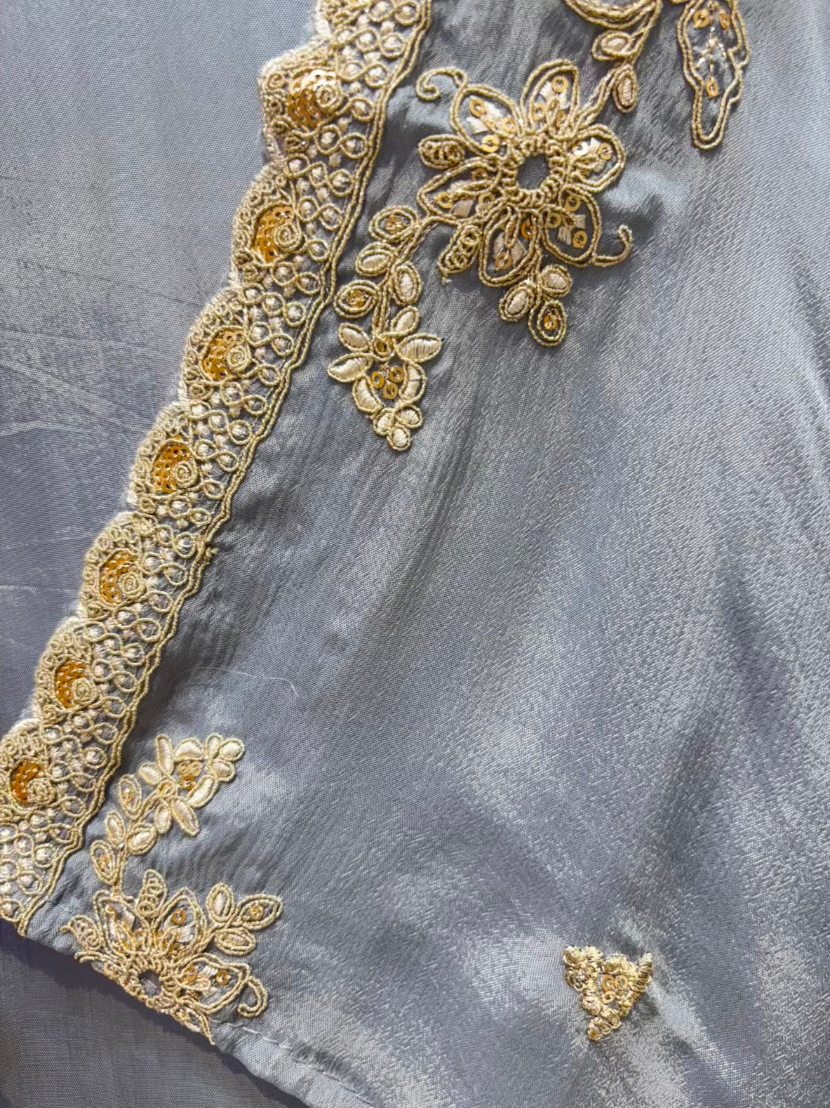 Zareen Satin Silk Suit