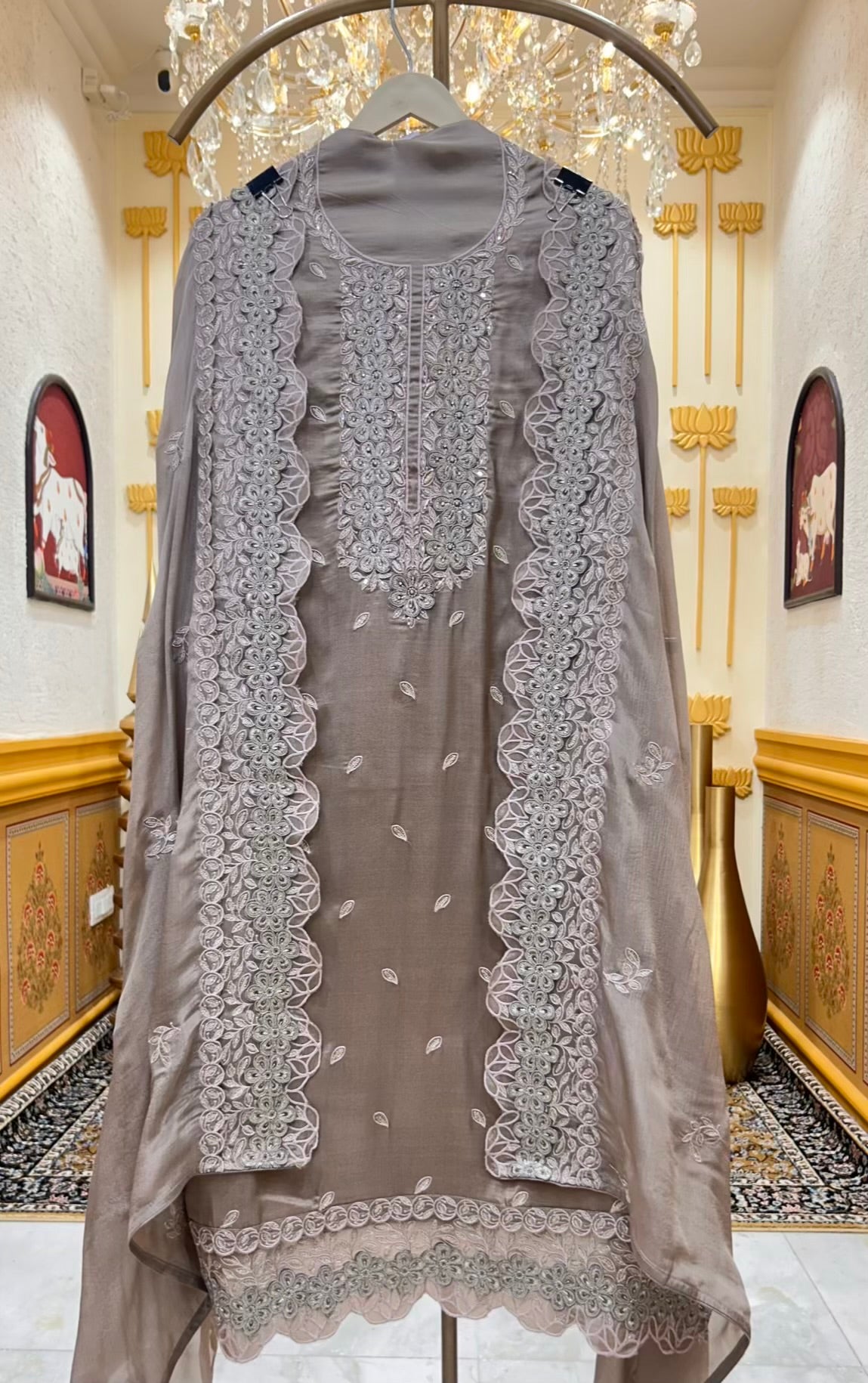 Zehraani Moti Zari Suit (Mouse)