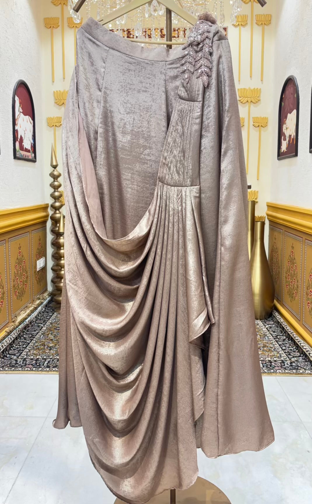 Inaaya Shimmer Drape Saree