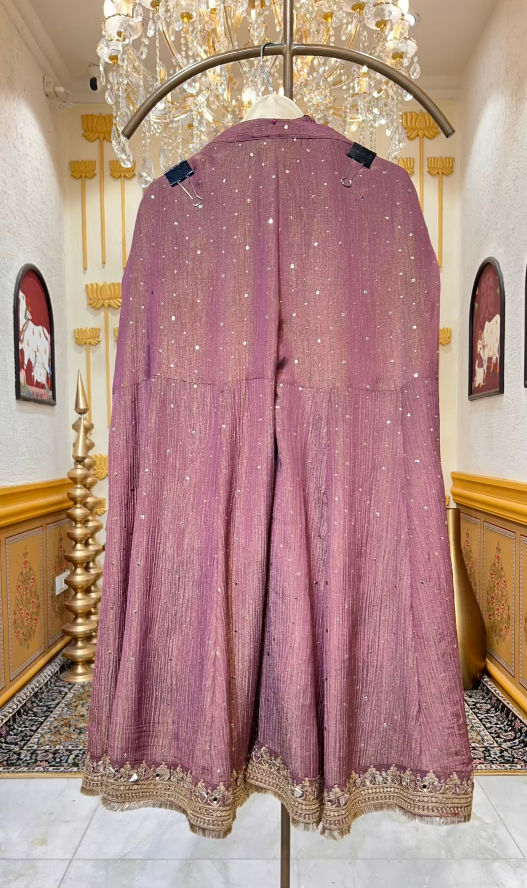 Sultana Shimmer Mukaish Set